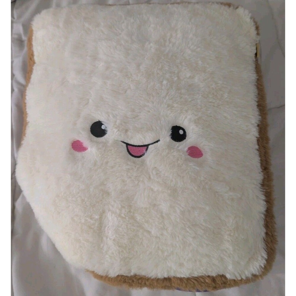 Toy Factory Foodie Friends Peanut Butter & Jelly Sandwich 15" Plush NWT
